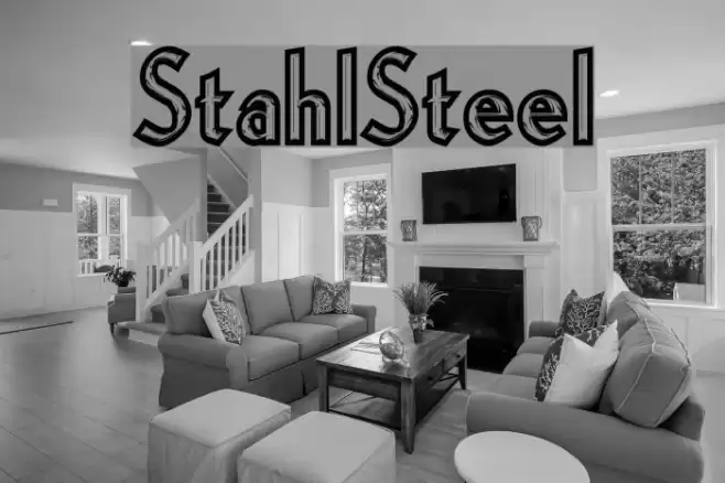 StahlSteel Font examples