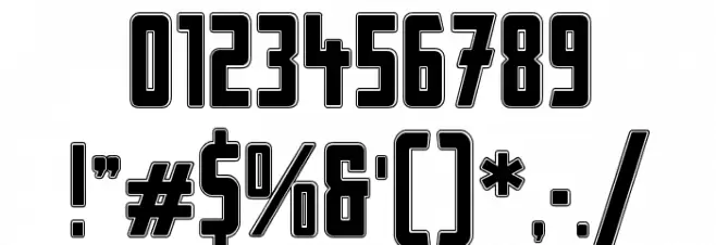 StahlbetontrŠger-College Font OTHER CHARS