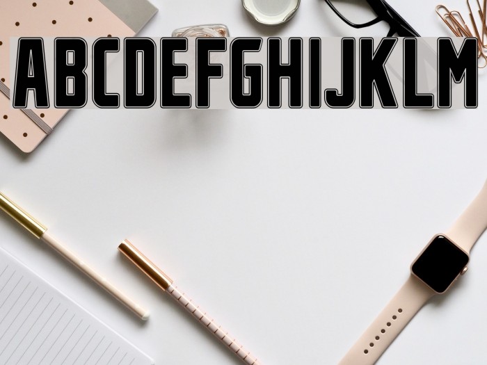 StahlbetontrŠger-College Font examples