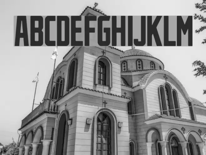 StahlbetontrŠger-Compressed Font examples