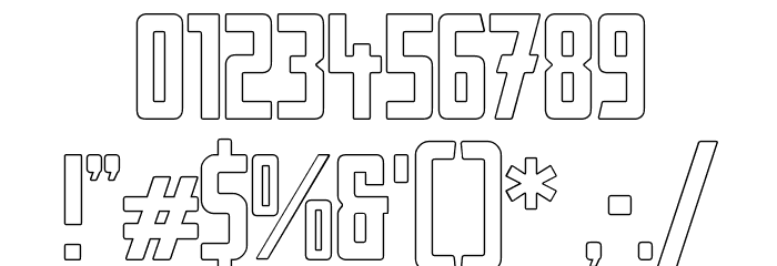 StahlbetontrŠger-Outline Fonte OUTROS PERSONAGENS