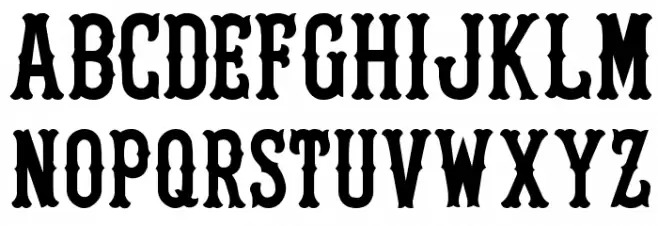 Stahls Tiffany - 2000 Font Litere mari