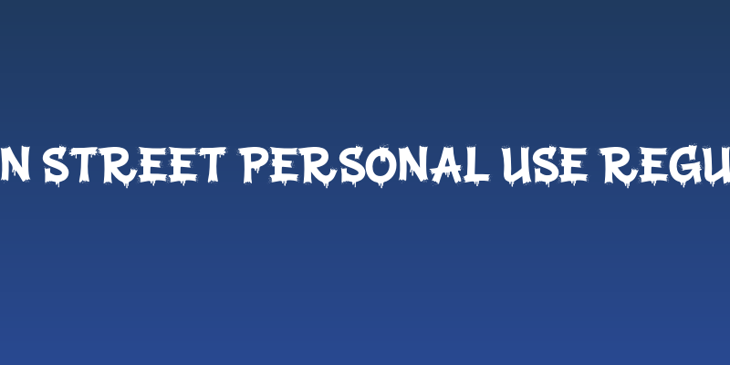 Stain Street PERSONAL USE Regular Social Header