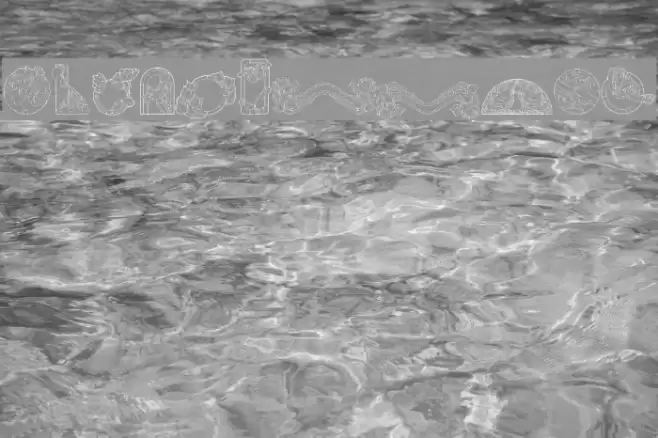 St'aint Glass Font examples