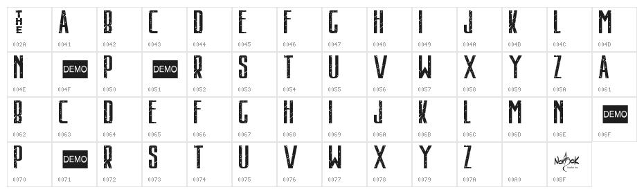 Stairs People DEMO Character Map