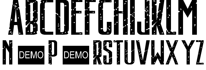 Stairs People DEMO Font LOWERCASE