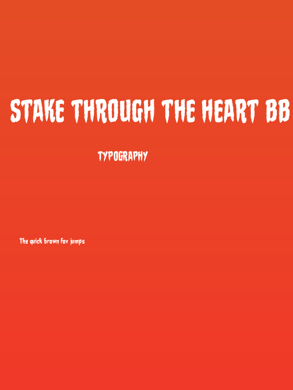 Stake Through the Heart BB Poster