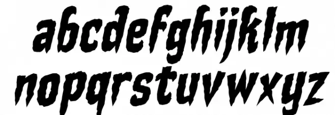 StakeThroughtheHeartBB-Italic फ़ॉन्ट लोअरकेस