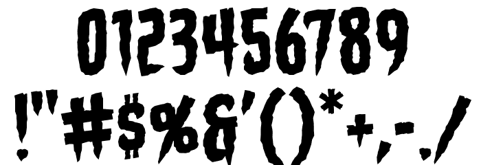 StakeThroughtheHeartBB Font OTHER CHARS