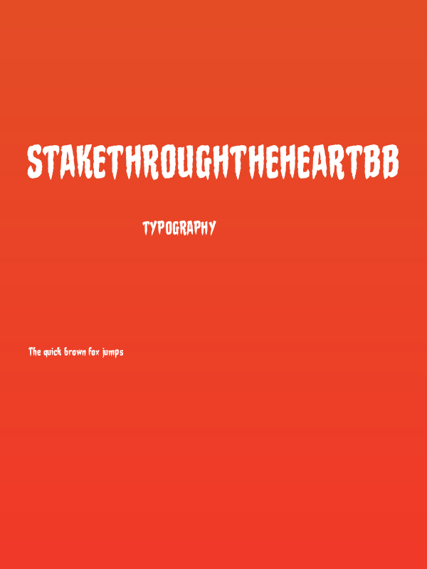 StakeThroughtheHeartBB Poster