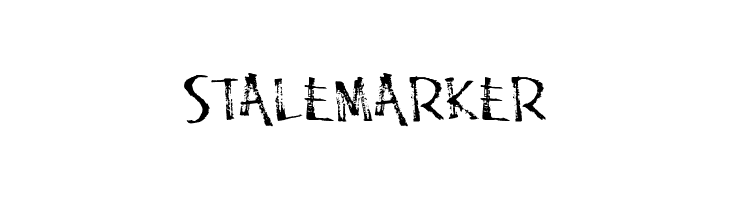 StaleMarker Font