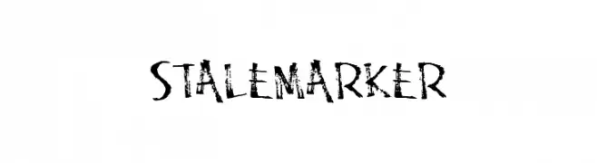 StaleMarker  フリーフォントのダウンロード