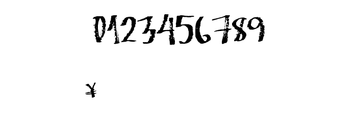StaleMarker Font OTHER CHARS