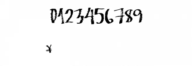 StaleMarker Font OTHER CHARS