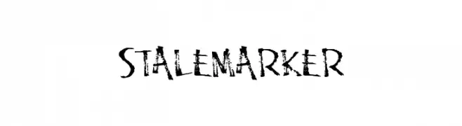 StaleMarker  Frei Schriftart Herunterladen