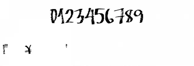 StaleMarker Font OTHER CHARS