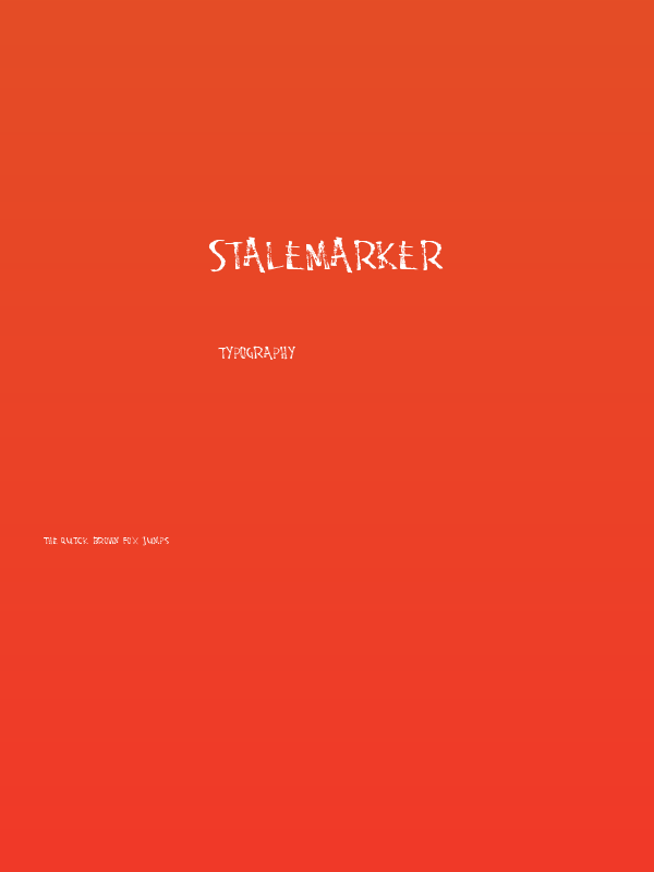 StaleMarker Poster