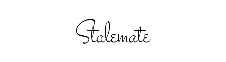 Stalemate  Descarca Fonturi Gratis