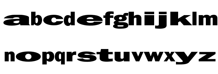 Staley Font LOWERCASE