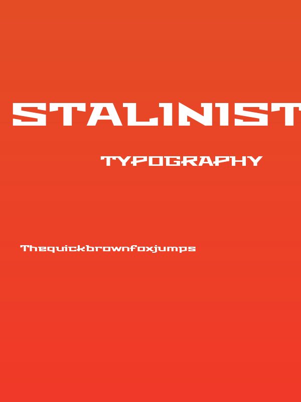 Stalinist One Poster