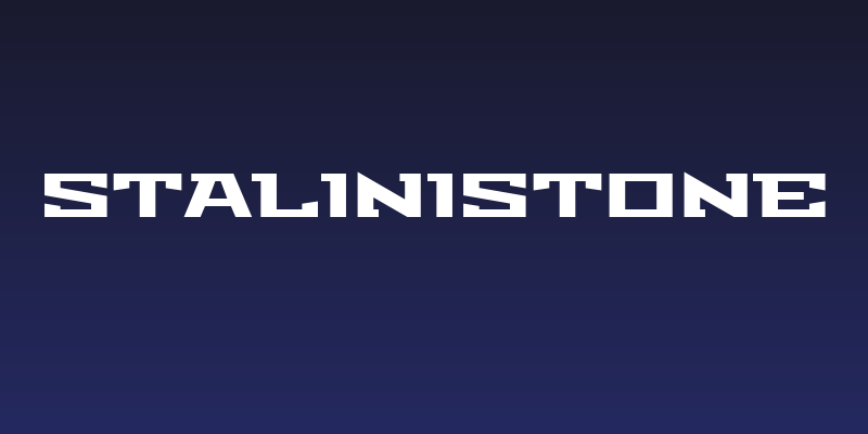 Stalinist One Social Header