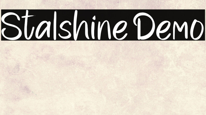 Stalshine Demo Example 1