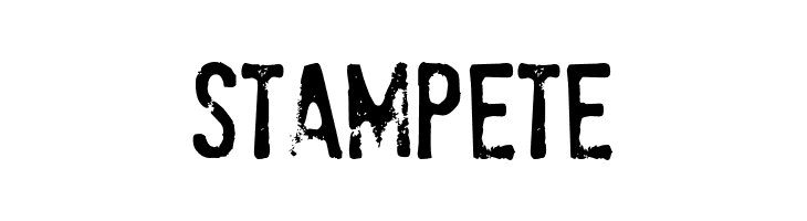 StamPete  フリーフォントのダウンロード