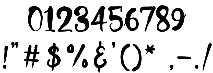 Stambaugh Font OTHER CHARS