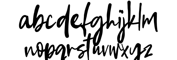 Stambaugh Font LOWERCASE