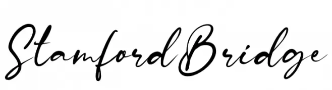 Stamford Bridge  Frei Schriftart Herunterladen