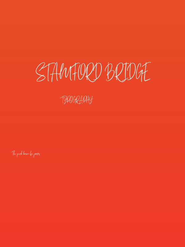 Stamford Bridge Poster