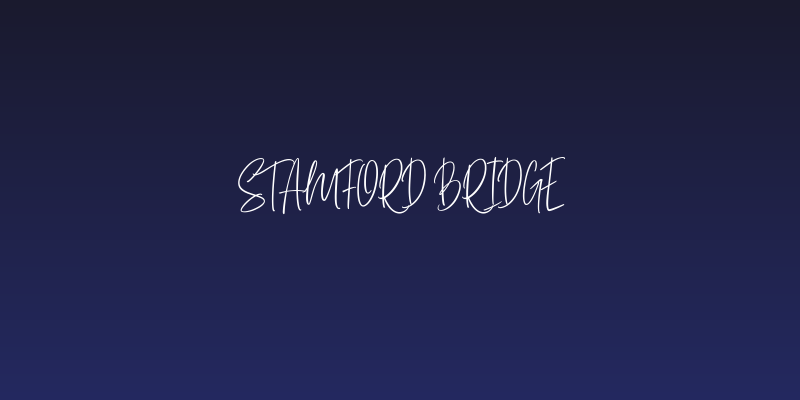 Stamford Bridge Social Header