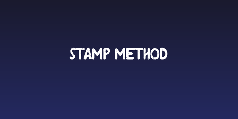 Stamp Method Social Header