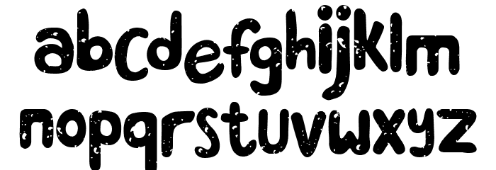 Stamp Method Font LOWERCASE