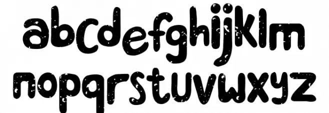 Stamp Method フォント 小文字