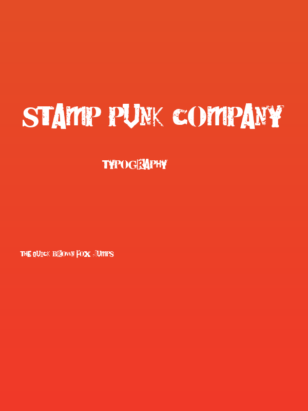 Stamp Punk Company Poster