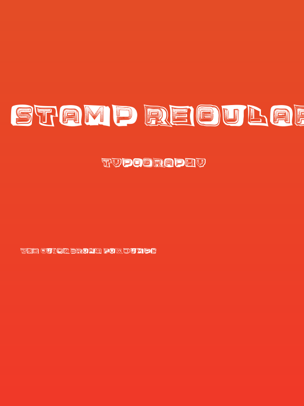 Stamp Regular Poster