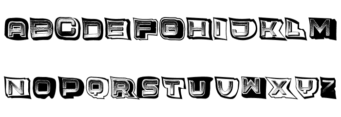Stamp Regular Font LOWERCASE