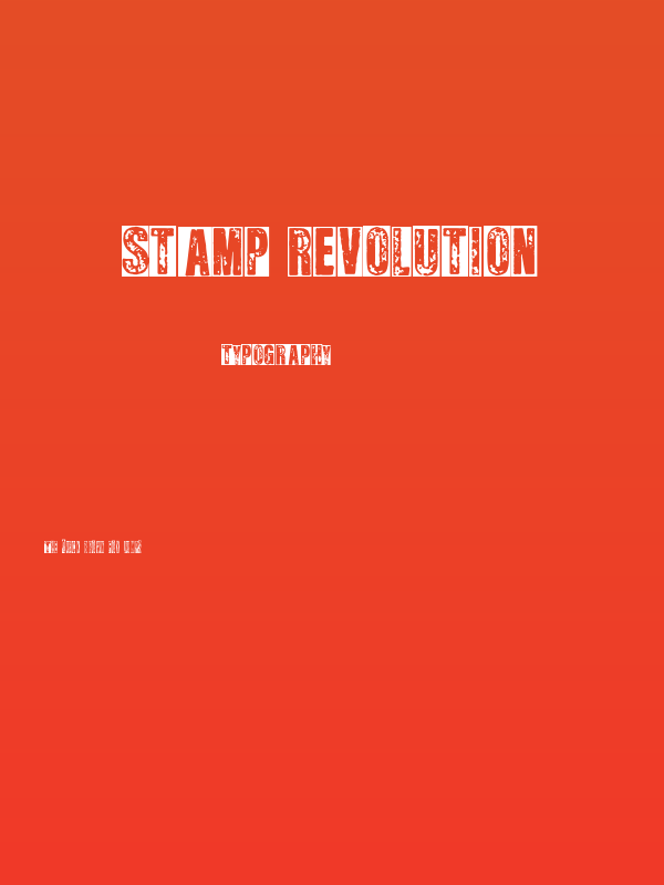 Stamp Revolution Poster