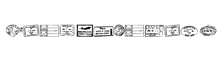 Stamp seal tfb Caratteri