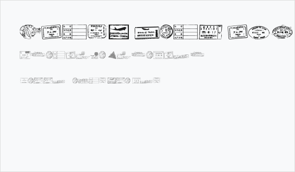 Stamp seal tfb Business Card