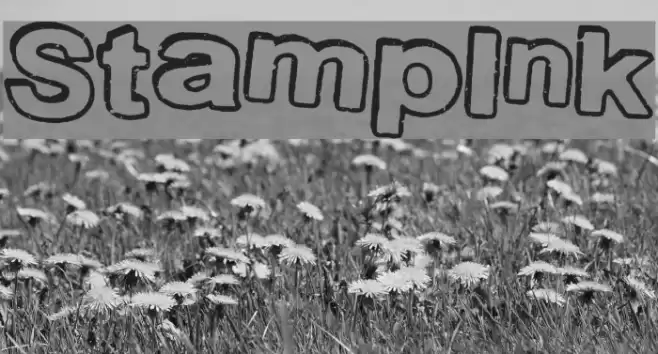 StampInk Font examples