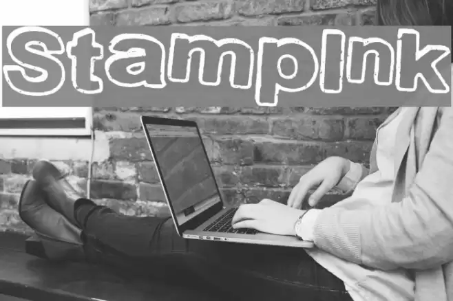 StampInk Font examples