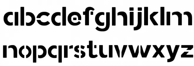 Stamped Navy Font Bold Caratteri MINUSCOLO