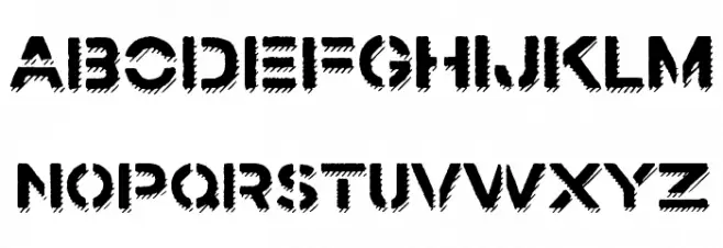 Stamped Navy Font Shadow Шрифта ВЕРХНИЙ