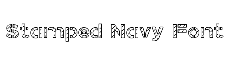 Stamped Navy Font  Fuentes Gratis Descargar