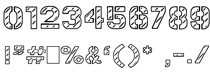 Stamped Navy Font Font OTHER CHARS