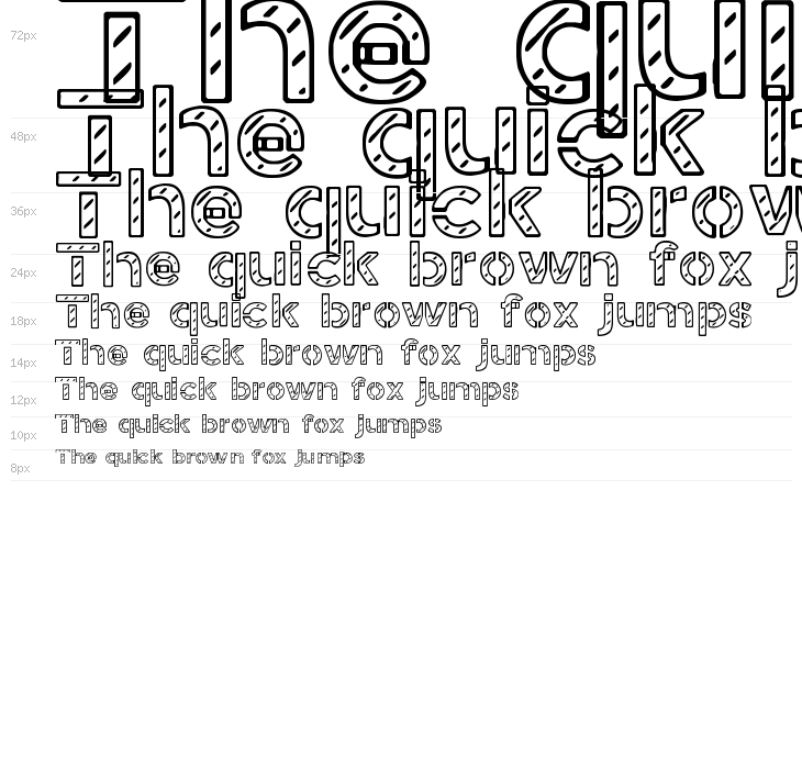 Stamped Navy Font Waterfall