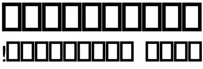 Stamped! Font OTHER CHARS