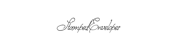 StampedEnvelopes Font